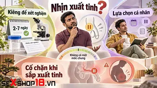 Nhịn xuất tinh có sao không? Sự thật dưới góc nhìn y học 2 Nhịn xuất tinh có sao không trong giới hạn phù hợp
