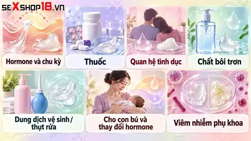 Chất nhầy cổ tử cung là gì? Thay đổi thế nào theo chu kỳ? 6 yếu tố ảnh hưởng đến chất nhầy cổ tử cung là gì