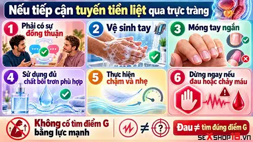 Điểm G của nam giới: Cách xác định và kích thích an toàn 3 cách kích thích điểm G của nam giới