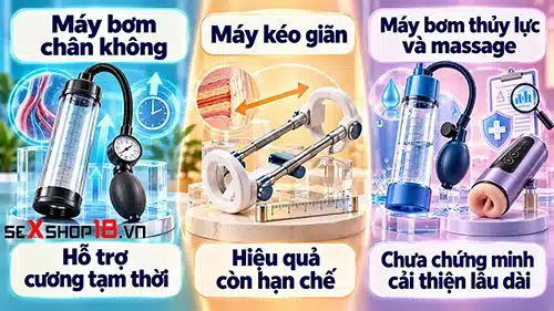 Máy tập dương vật có tác dụng không? Rủi ro cần biết 5 máy tập dương vật có tác dụng không và hiệu quả thực tế