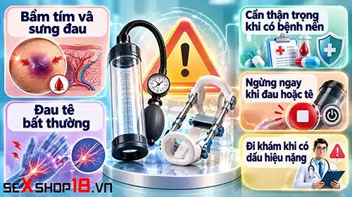 Máy tập dương vật có tác dụng không? Rủi ro cần biết 6 máy tập dương vật có tác dụng không và rủi ro khi dùng