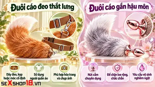 Đuôi cáo cosplay là gì? Cách dùng và bí kíp phối đồ cực chất 1 thiết kế đuôi cáo cosplay là gì