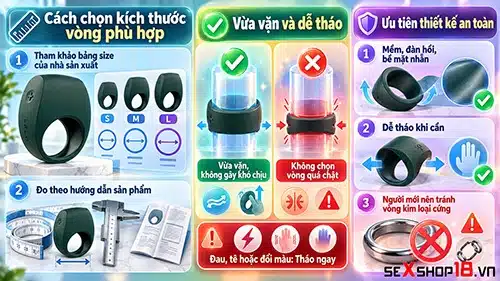 Vòng chống xuất tinh sớm có tác dụng không? Cách dùng đúng 4 Vòng chống xuất tinh sớm có tác dụng không và cách dùng đúng