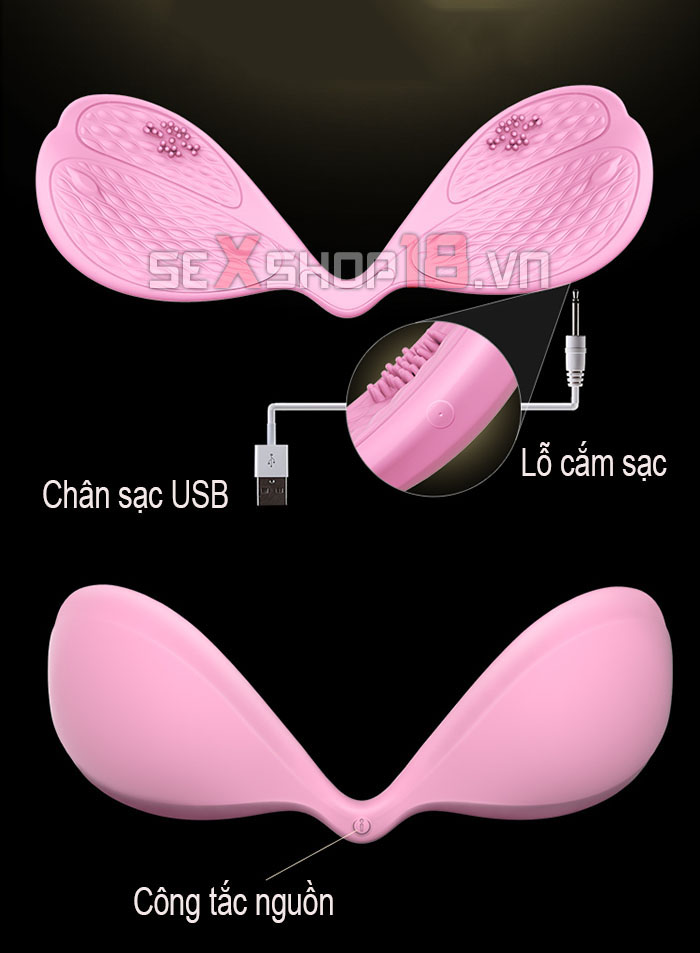áo lót rung massage ngực phát triển vòng 1 Breast I-Smart