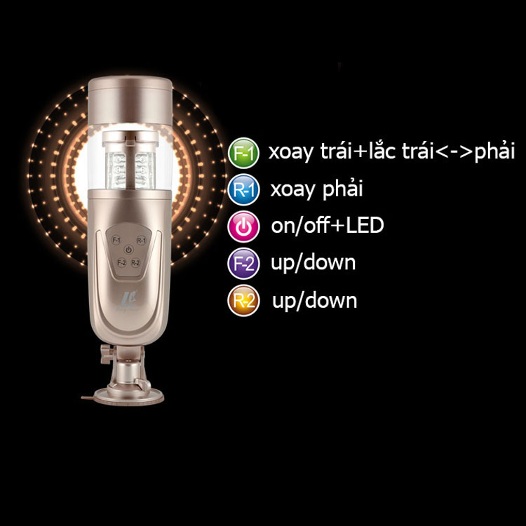 Máy thủ dâm tự động gắn tường Flashing Lover (AD10) 5 sextoy máy thủ dâm cho nam gắn tuongf flashing lover