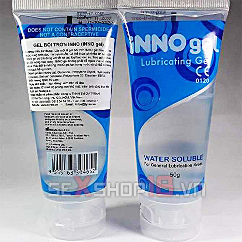 gel bôi trơn hỗ trợ tình dục gốc nước iNNO