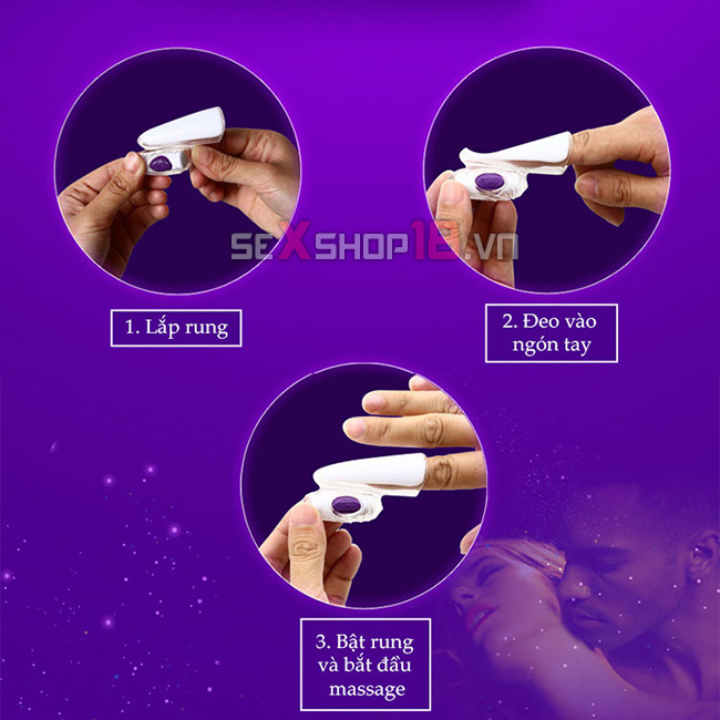 đồ chơi cho nữ đeo ngón tay massage âm vật Durex Finger