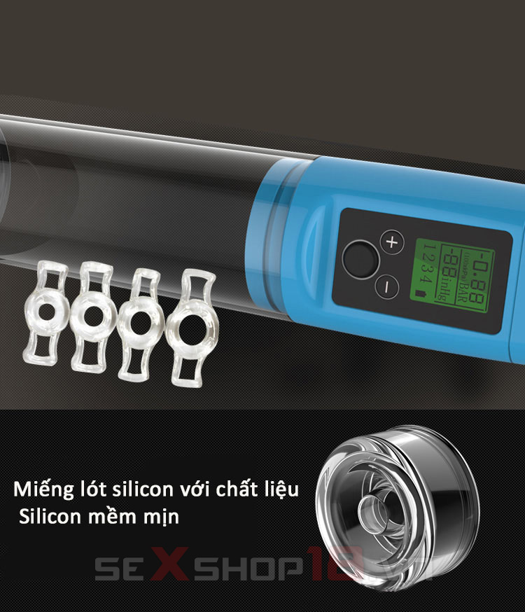 Máy Tập Dương Vật Tự Động Sạc Pin Màn Hình LCD - LG108 gá rẻ